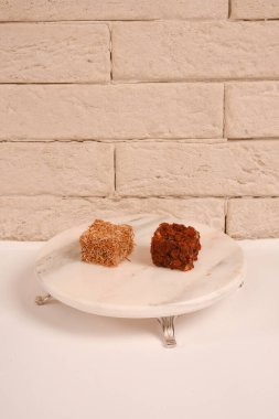 Renkli Lokum Parçaları Yakın plan