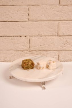 Renkli Lokum Parçaları Yakın plan