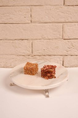 Renkli Lokum Parçaları Yakın plan