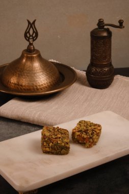 Renkli Lokum Parçaları Yakın plan