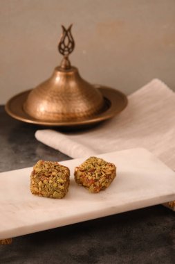 Renkli Lokum Parçaları Yakın plan