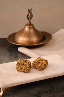 Renkli Lokum Parçaları Yakın plan