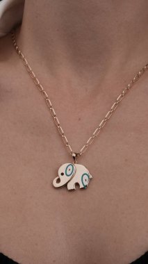 Gümüş, altın, elmas, değerli taşlar gibi şık mücevherler..