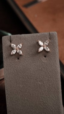 Zarif Altın Ayarlar 'da Lüks Elmas Mücevherler