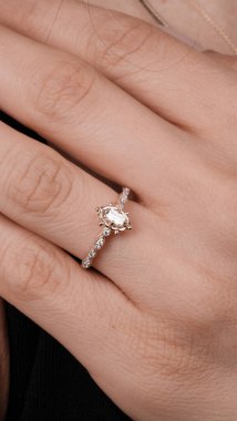 Şık ve Zarif Altın Elmas Mücevherler