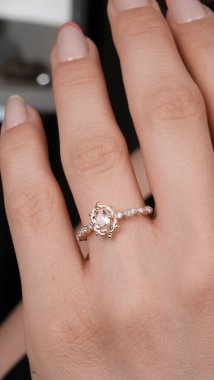 Zarif El yapımı Altın ve Elmas Mücevherler