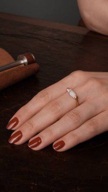 Zarif El yapımı Altın ve Elmas Mücevherler