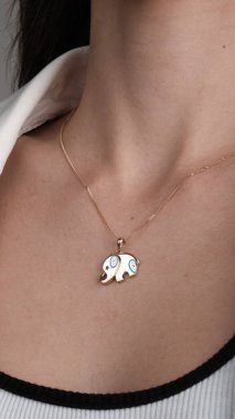 Parlak Elmaslı Görkemli Altın Mücevherler