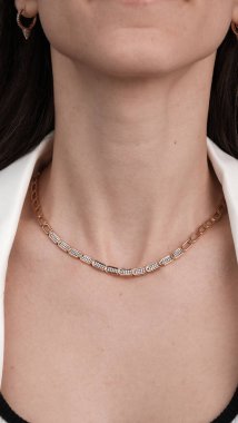 Parlak Elmaslı Görkemli Altın Mücevherler