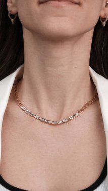 Parlak Elmaslı Görkemli Altın Mücevherler