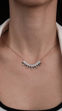 Parlak Elmaslı Görkemli Altın Mücevherler