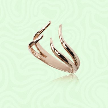 Altından ve elmaslardan oluşan Ebedi Mücevher Tasarımı