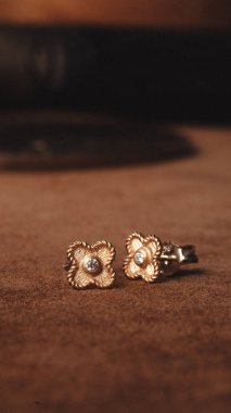 Zarif Altın Ayarlar 'da Lüks Elmas Mücevherler