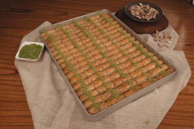 Ev yapımı Baklava 'nın Altın Çıtır Tabakları