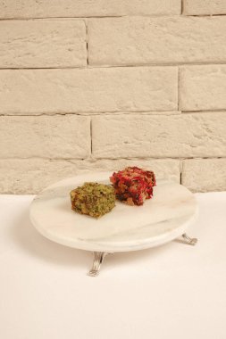 Renkli Lokum Parçaları Yakın plan