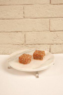 Renkli Lokum Parçaları Yakın plan