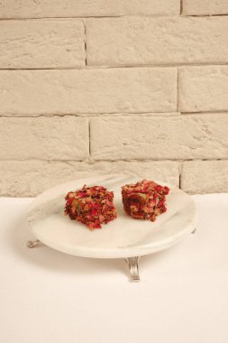 Renkli Lokum Parçaları Yakın plan