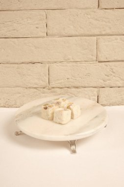 Renkli Lokum Parçaları Yakın plan