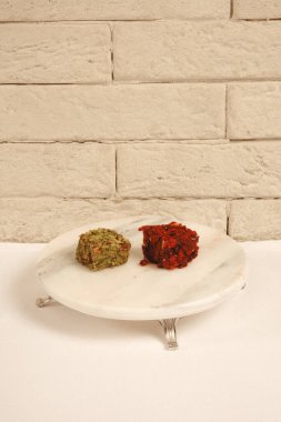 Renkli Lokum Parçaları Yakın plan