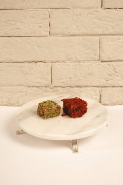 Renkli Lokum Parçaları Yakın plan