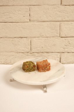 Renkli Lokum Parçaları Yakın plan