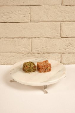 Renkli Lokum Parçaları Yakın plan