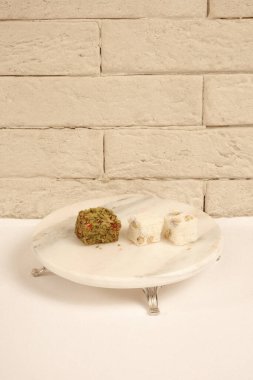 Renkli Lokum Parçaları Yakın plan