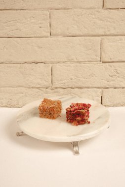 Renkli Lokum Parçaları Yakın plan