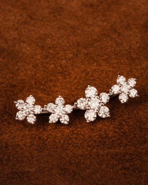 Zarif El yapımı Altın ve Elmas Mücevherler