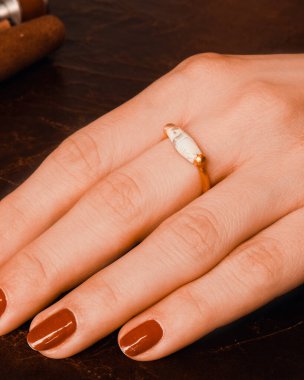 Şık ve Zarif Altın Elmas Mücevherler