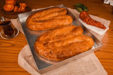 Flaky Katmanlı Geleneksel Türk Borek