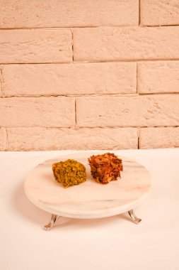 Renkli Lokum Parçaları Yakın plan