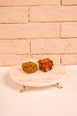 Renkli Lokum Parçaları Yakın plan