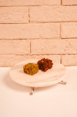 Renkli Lokum Parçaları Yakın plan