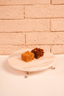 Renkli Lokum Parçaları Yakın plan