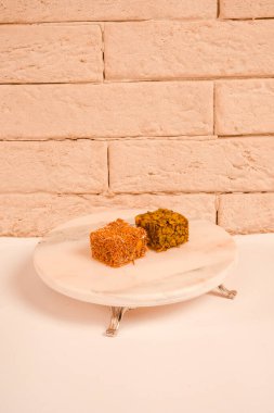 Renkli Lokum Parçaları Yakın plan