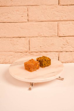 Renkli Lokum Parçaları Yakın plan