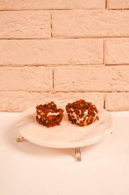 Renkli Lokum Parçaları Yakın plan