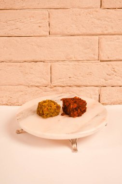 Renkli Lokum Parçaları Yakın plan