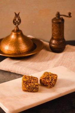 Renkli Lokum Parçaları Yakın plan