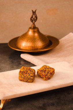 Renkli Lokum Parçaları Yakın plan