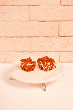 Klasik Lokum Küpleri Osmanlı esinlenilmiş Kumaş üzerine