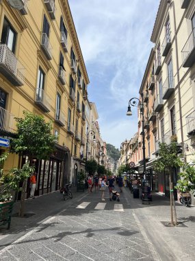 Barselona, İspanya 'nın sokak manzarası