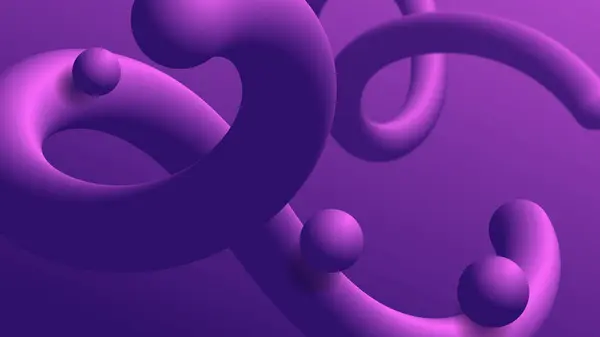 3d mor spiral şekil soyut arkaplan tasarımı