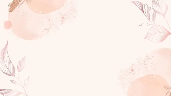 Pembe El, suluboya çiçekli arkaplan tasarımı