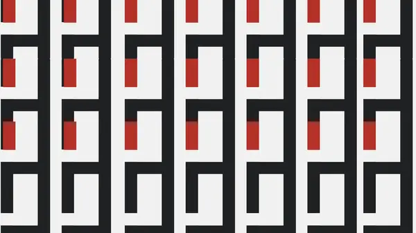 Beyaz arkaplanda siyah ve kahverengi eğri şekil tasarımı