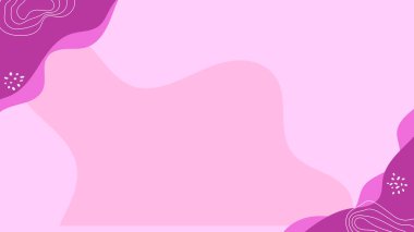 Basit beyaz arkaplanda mor köşe tasarımı