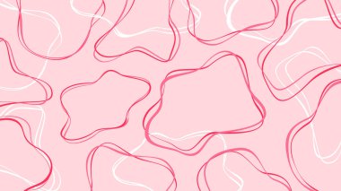 Pembe ve Beyaz Soyut Desen arkaplan tasarımı