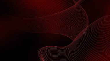 Kırmızı ve siyah gradyan arkaplan üzerine kırmızı renk tasarımı