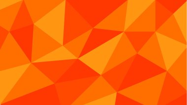 3d Soyut Çokgen Kırmızı ve Sarı Desen Arkaplan Tasarımı